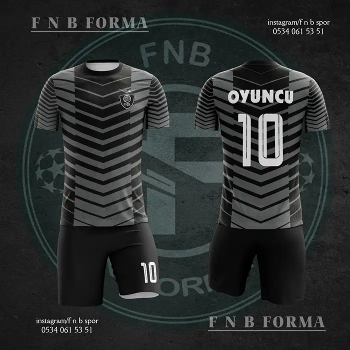 Gri koyu zemin v çizgili gri açık desenli